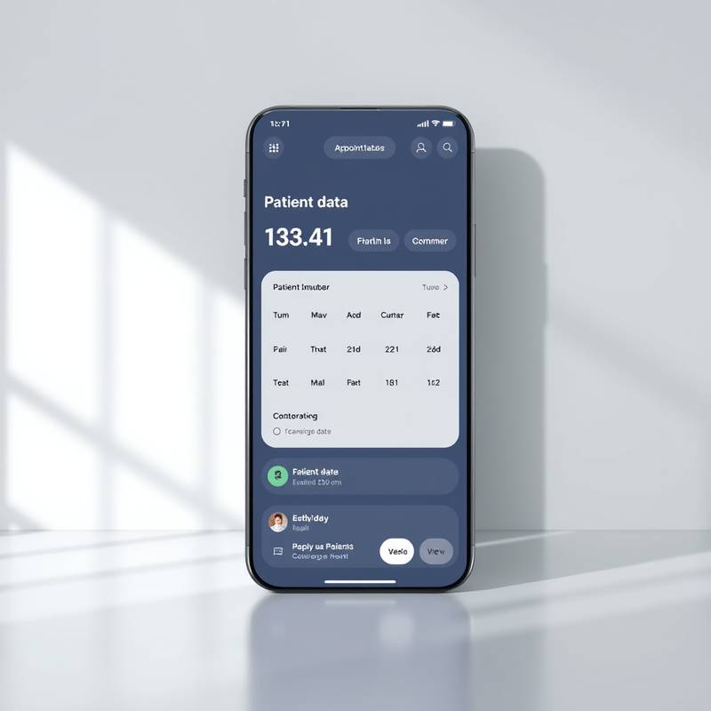 Custom web application for 'MediCare', a healthcare provider, streamlining patient management and appointment scheduling.